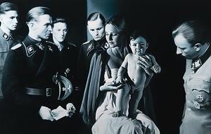 His painting &quot;EPIPHANY I, The Adoration of the Magi&quot; provokes a protest by the widow of former Hitler Aid, SS-officer Wünsche, who appears in the painting.  Ingeborg Wünsche threatens to sue Helnwein.